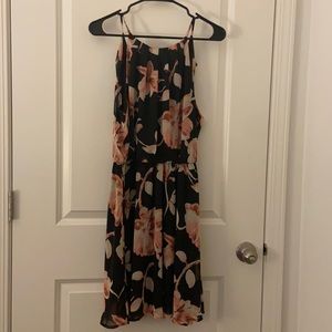 Keyhole Chiffon Dress